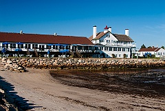 Bass River Light on Lighthouse Inn at Beach